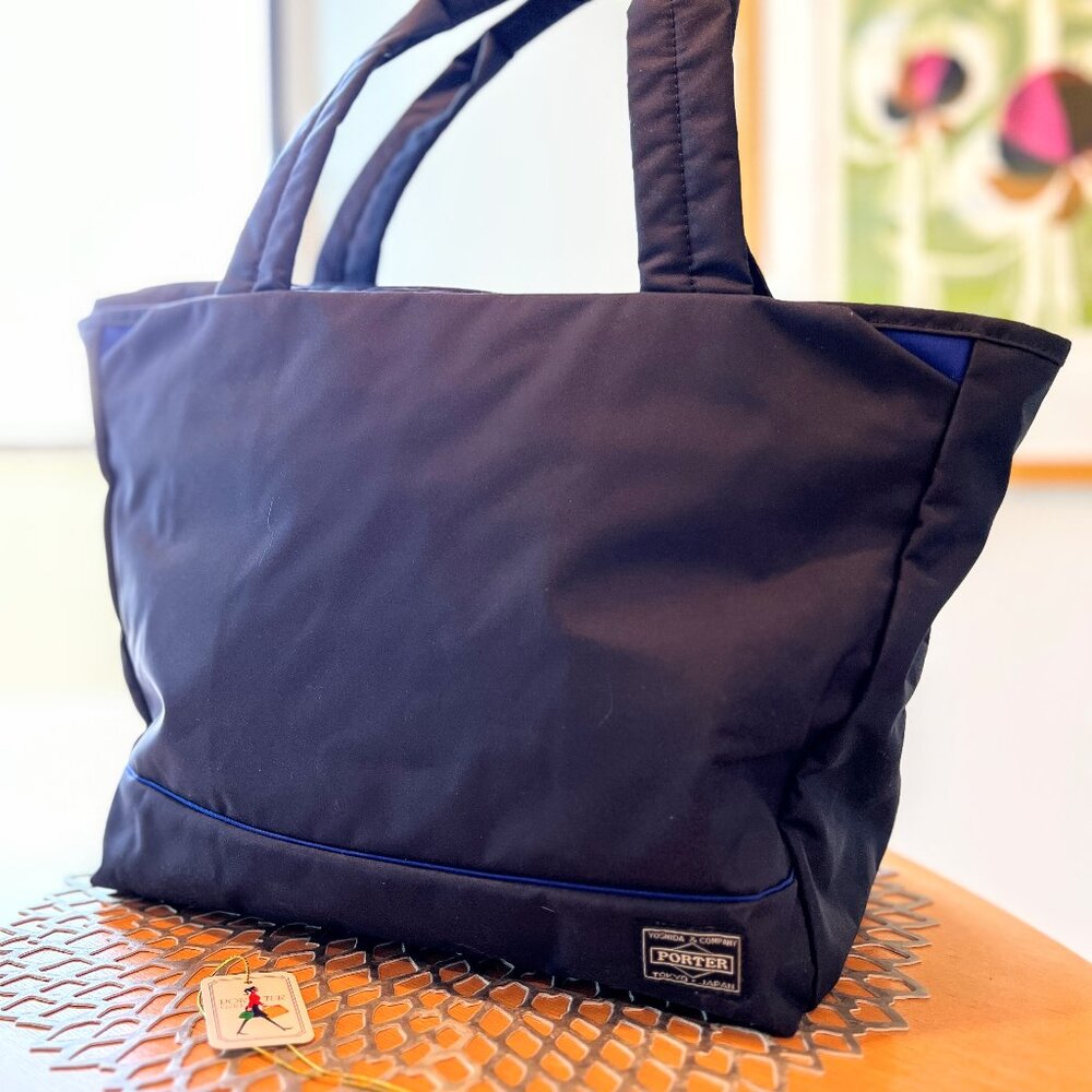 Navy Porter Girl Tote Bag - Mousse - Great Condition - Made in Japan